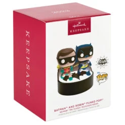Hallmark Batman™ The Classic TV Series Batman™ And Robin™ Funko POP!® Ornament With Light And Sound -Hallmark Gift Shop Batman and Robin Funko Keepsake Ornament 3299QXI6299 04