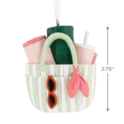 Beach Bag Hallmark Ornament -Hallmark Gift Shop Beach Bag Christmas Ornament 1HGO3647 04