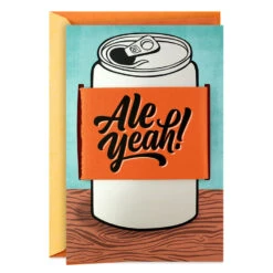 Hallmark Ale Yeah Funny Birthday Card With Can Cooler