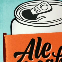 Hallmark Ale Yeah Funny Birthday Card With Can Cooler -Hallmark Gift Shop Beer Can Funny Birthday Card With Can Cooler 759IMI1130 04