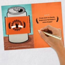 Hallmark Ale Yeah Funny Birthday Card With Can Cooler -Hallmark Gift Shop Beer Can Funny Birthday Card With Can Cooler 759IMI1130 07