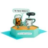 Hallmark Beer Vs. Coffee Funny 3D Pop-Up Birthday Card -Hallmark Gift Shop Beer vs. Coffee Funny 3D PopUp Birthday Card 5RZW1190 01