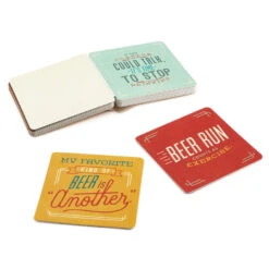 Hallmark Beers To You: 20 Coasters To Say Cheers To Book -Hallmark Gift Shop Beers to You Book With Coasters 1BOK1570 05