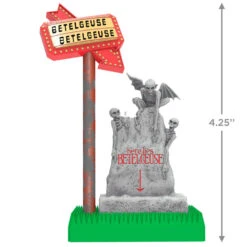 Hallmark Beetlejuice™ Here Lies Beetlejuice™ Ornament With Light -Hallmark Gift Shop Beetlejuice Cemetery Headstone Keepsake Ornament 5QXI8432 04