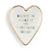 Demdaco Believe In Yourself Art Heart Trinket Dish -Hallmark Gift Shop Believe In Yourself Art Heart Trinket Dish 1003480395 01