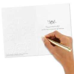 Hallmark UNICEF Bethlehem Hope And Promise Boxed Christmas Cards, Pack Of 12 -Hallmark Gift Shop Bethlehem Manger Scene UNICEF Christmas Cards 1URS2299 07