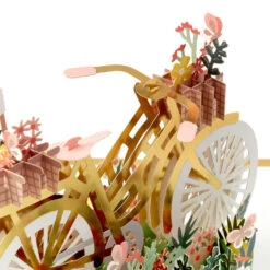 Hallmark Bicycle Hope Love Follows You Pop-Up Mother’s Day Card -Hallmark Gift Shop Bicycle and Flowers PopUp Mothers Day Card 1299MSI1935 04