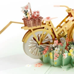 Hallmark Bicycle Hope Love Follows You Pop-Up Mother’s Day Card -Hallmark Gift Shop Bicycle and Flowers PopUp Mothers Day Card 1299MSI1935 05