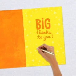 Hallmark 16" Big Thanks Jumbo Thank-You Card -Hallmark Gift Shop Big Thanks To You Jumbo Thank You Card 999CBG1014 06