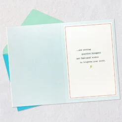 Hallmark Positive Thoughts And Feel-Good Wishes Encouragement Card -Hallmark Gift Shop Bike With Flowers in Basket Encouragement Card 799C8443 03