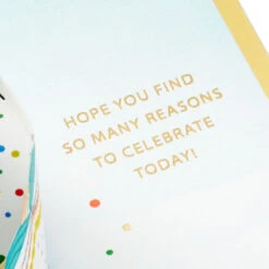 Hallmark Celebrating You Cake 3D Pop-Up Birthday Card -Hallmark Gift Shop Birthday Cake 3D PopUp Birthday Card 1299LAD2895 03