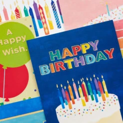 Hallmark Cake And Candles Assorted Boxed Birthday Cards, Pack Of 72 -Hallmark Gift Shop Birthday Cake Celebrate Birthday Cards Assortment 5STZ1270 06