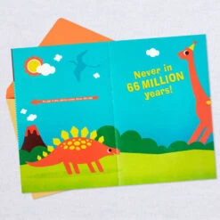 Hallmark T-Riffic Kid Birthday Card With Dinosaur Erasers -Hallmark Gift Shop Birthday Card With Dinosaur Erasers for Kids 659HFI1429 03