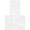 Hallmark Celebrations Stencil Kit, Pack Of 36