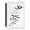 Hallmark Perfectly Unsettling Halloween Card -Hallmark Gift Shop Black Bats Happy Halloween Card 699IEH4001 01