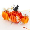 Hallmark Fun And Frightful 3D Pop-Up Halloween Card -Hallmark Gift Shop Black Cat on Pumpkins 3D PopUp Halloween Card 1299IEH1003 01