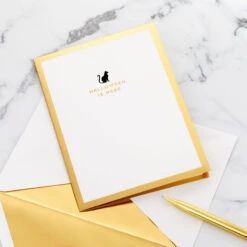 Hallmark Fun And Frightful 3D Pop-Up Halloween Card -Hallmark Gift Shop Black Cat on Pumpkins 3D PopUp Halloween Card 1299IEH1003 07