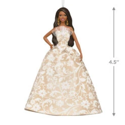 Hallmark 2025 Black Holiday Barbie™ Ornament -Hallmark Gift Shop Black Holiday Barbie Keepsake Ornament 5QXR8715 04