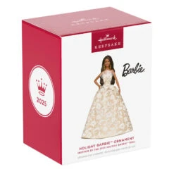 Hallmark 2025 Black Holiday Barbie™ Ornament -Hallmark Gift Shop Black Holiday Barbie Keepsake Ornament 5QXR8715 08