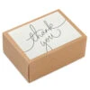 Hallmark Black Script On Ivory Blank Thank You Notes, Pack Of 40 -Hallmark Gift Shop Black Script on White Thank You Notes Bulk Pack 3THK2561 01