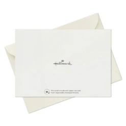 Hallmark Black Script On Ivory Blank Thank You Notes, Pack Of 40 -Hallmark Gift Shop Black Script on White Thank You Notes Bulk Pack 3THK2561 05