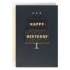 Hallmark You Take The Cake Birthday Card -Hallmark Gift Shop Black and Gold Cake Birthday Card for Him 859LAD2944 01