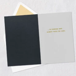 Hallmark You Take The Cake Birthday Card -Hallmark Gift Shop Black and Gold Cake Birthday Card for Him 859LAD2944 03