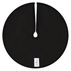 Hallmark Mini Halloween Time Fabric Tree Skirt, 12" -Hallmark Gift Shop Black and Orange Pumpkins Keepsake Tree Skirt 5QFO5384 07