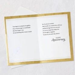 Hallmark My Heart Is Yours Romantic Anniversary Card -Hallmark Gift Shop Black and White Flowers Romantic Anniversary Card 999AVY3497 04