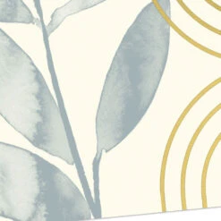 Hallmark Arches And Eucalyptus Blank Notes, Pack Of 10 -Hallmark Gift Shop Blue Branch and Gold Arches Blank Note Cards Pack 3NOT1526 03