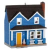 Hallmark Nostalgic Houses And Shops Special Edition 2023 Ornament -Hallmark Gift Shop Blue Clapboard House Keepsake Ornament 2599QXE3309 01