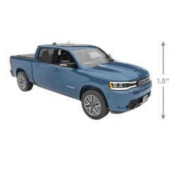 Hallmark 2026 Ram 1500 REV 2025 Metal Ornament -Hallmark Gift Shop Blue Dodge Ram Truck Keepsake Ornament 5QXI8215 04