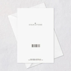 Hallmark To Love And Joy Wedding Card For Couple -Hallmark Gift Shop Blue Green and White Foliage on Gold Diamond Wedding Card 859LAD4559 07