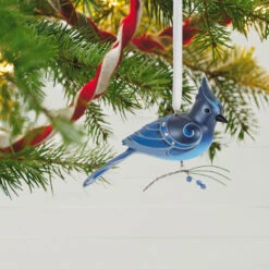 Hallmark The Beauty Of Birds Steller's Jay Ornament -Hallmark Gift Shop Blue Jay Bird Keepsake Ornament 1799QXR8057 02