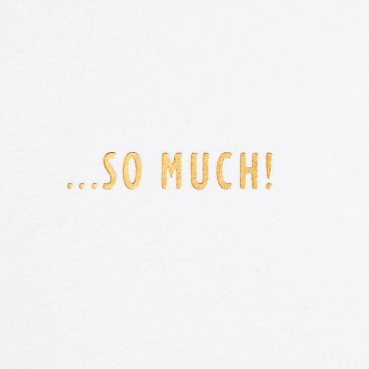 Hallmark Blue And Gold 3D Pop-Up Thank-You Card 5 Hallmark Blue And Gold 3D Pop-Up Thank-You Card - Image 3