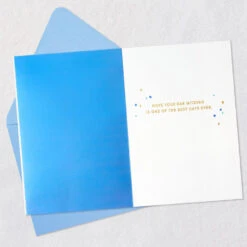 Hallmark Blue And Gold Confetti Bar Mitzvah Card -Hallmark Gift Shop Blue and Gold Confetti Lettering Bar Mitzvah Card 859LAD4455 03