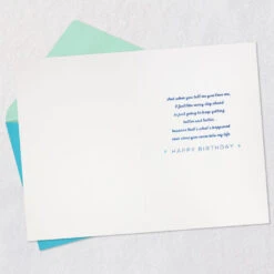 Hallmark Every Day Gets Better With You Romantic Birthday Card -Hallmark Gift Shop Blue and White Rainbows Romantic Birthday Card for Him 799MAN4396 03