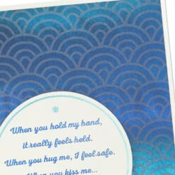 Hallmark Every Day Gets Better With You Romantic Birthday Card -Hallmark Gift Shop Blue and White Rainbows Romantic Birthday Card for Him 799MAN4396 04