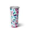 Swig Party Animal Stainless Steel Tumbler, 22 Oz. -Hallmark Gift Shop BluePink Leopard Print Insulated Cup With Lid S102C22PA 01