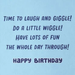 Hallmark Bluey It's Your Day Musical Birthday Card For Kids -Hallmark Gift Shop Bluey Its Your Day Musical Birthday Card for Kids 659TNG1599 02