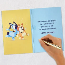 Hallmark Bluey It's Your Day Musical Birthday Card For Kids -Hallmark Gift Shop Bluey Its Your Day Musical Birthday Card for Kids 659TNG1599 06