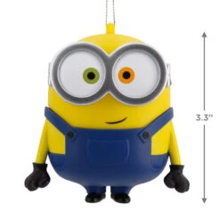 Minions Bob The Minion Shatterproof Hallmark Ornament -Hallmark Gift Shop Bob the Minion Christmas Ornament 3HCM3090 04