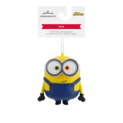 Minions Bob The Minion Shatterproof Hallmark Ornament -Hallmark Gift Shop Bob the Minion Christmas Ornament 3HCM3090 08