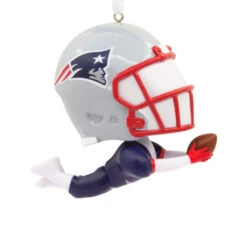 NFL New England Patriots Bouncing Buddy Hallmark Ornament -Hallmark Gift Shop Bobblehead Christmas Ornament 1OSL2408 05