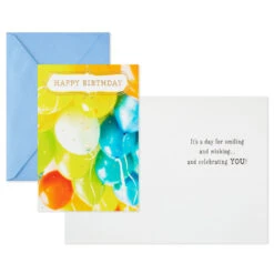 Hallmark Cheery And Bright Assorted Multi-Occasion Cards, Pack Of 8 -Hallmark Gift Shop Bold and Bright Assorted AllOccasion Cards 799WWZ1041 06