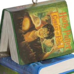 Harry Potter™ Books And Wand Hallmark Ornament -Hallmark Gift Shop Books and Wand Harry Potter Christmas Ornament 3HCM3248 06