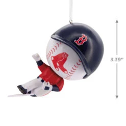 Hallmark MLB Boston Red Sox™ Bobblehead Ornament -Hallmark Gift Shop Boston Red Sox Bobblehead Christmas Ornament 1OSL2437 03