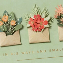 Hallmark Sending Love To You Always Birthday Card -Hallmark Gift Shop Botanical Envelopes Signature Birthday Card 759LAD3227 04