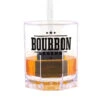 Bourbon Legend Lowball Glass Hallmark Ornament -Hallmark Gift Shop Bourbon Legend Lowball Glass Christmas Ornament 1HAJ2078 01