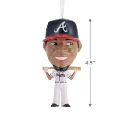Hallmark MLB Atlanta Braves™ Ronald Acuña Jr. Bobblehead Ornament -Hallmark Gift Shop Braves Ronald Acua Jr. Bobblehead Christmas Ornament 1OSL2667 04